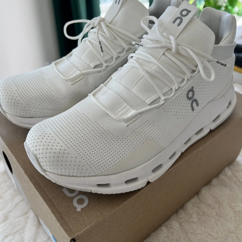On Women’s Running Cloudnova 2 Sneakers in Undyed White, Size 9.5 - Picture 6 of 13